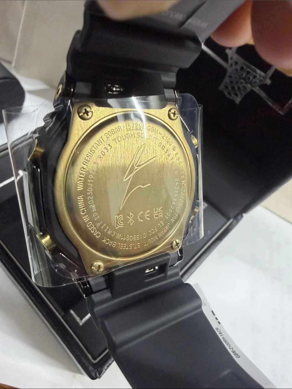G Shock Casino Black and Gold GB M2100RH-1A 5729